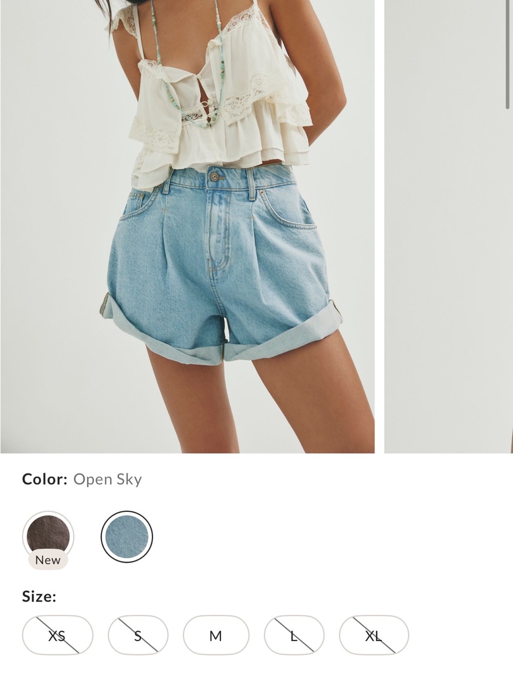 We The Free Danni Denim Shorts - Picture 5 of 5
